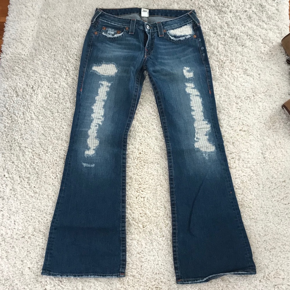 Ah-mazing distressed True religion jeans